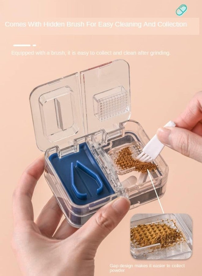 Clean Living Multifunction Tablet Cutter Grinder and Storage Made in JAPAN 3 in 1 Premium Durable Pills Box - Image 2